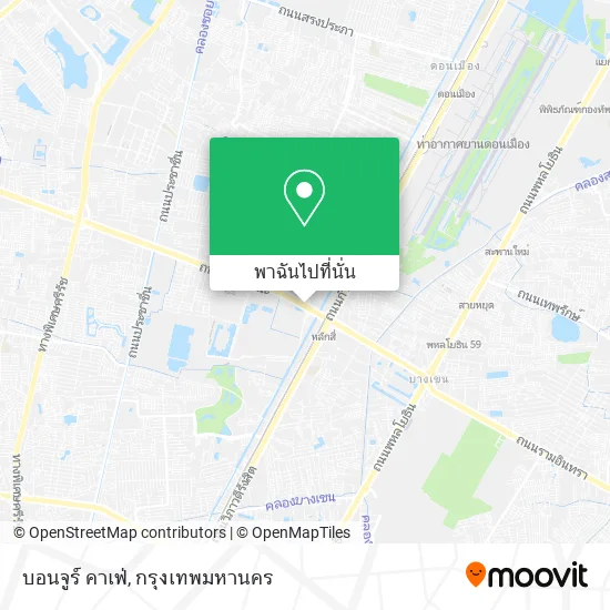 บอนจูร์ คาเฟ่ แผนที่
