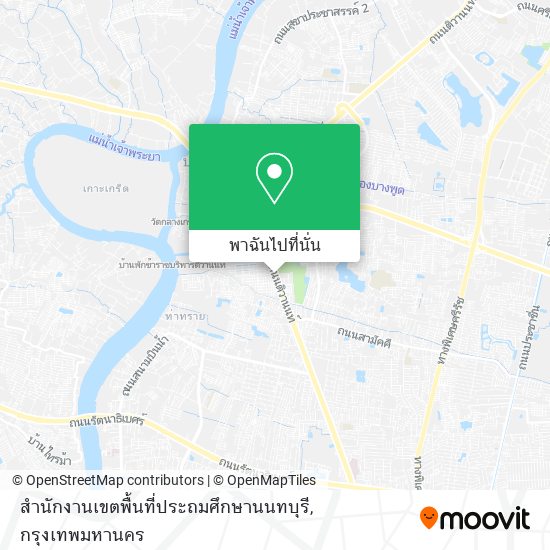 สำนักงานเขตพื้นที่ประถมศึกษานนทบุรี แผนที่