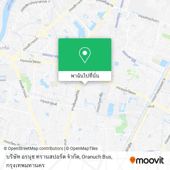 บริษัท อรนุช ทรานสปอร์ต จำกัด, Oranuch Bus แผนที่