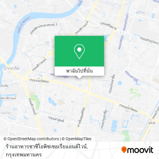 ร้านอาหารซาซิโอพิซเซอเรียแอนด์ไวน์ แผนที่