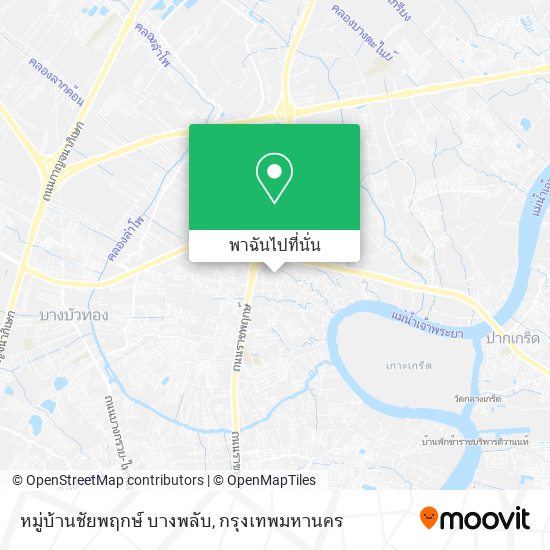 หมู่บ้านชัยพฤกษ์ บางพลับ แผนที่