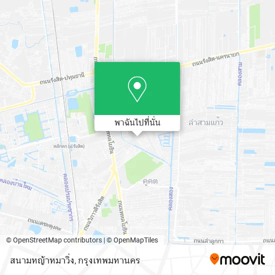 สนามหญ้าหมาวิ่ง แผนที่
