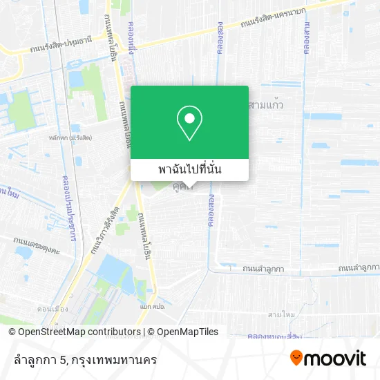 ลําลูกกา 5 แผนที่