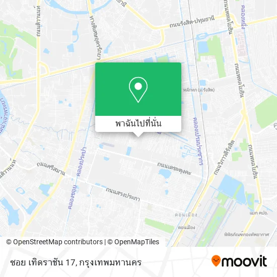 ซอย เทิดราชัน 17 แผนที่