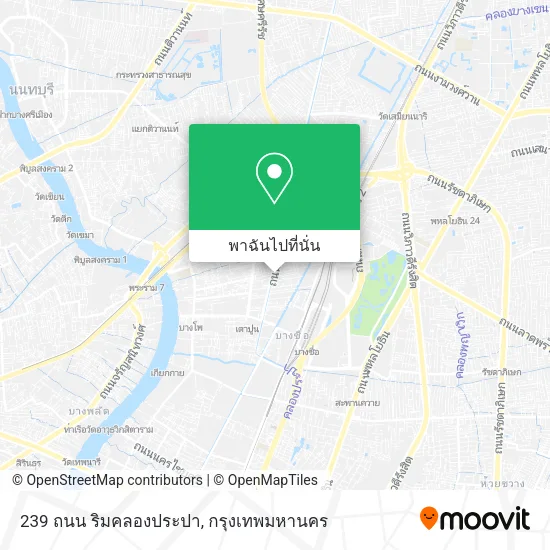 239 ถนน ริมคลองประปา แผนที่