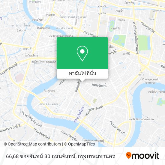 66,68 ซอยจันทน์ 30 ถนนจันทน์ แผนที่