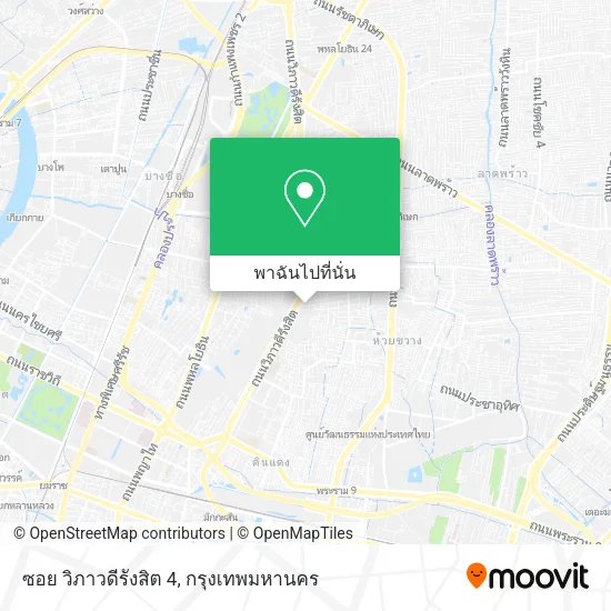 ซอย วิภาวดีรังสิต 4 แผนที่