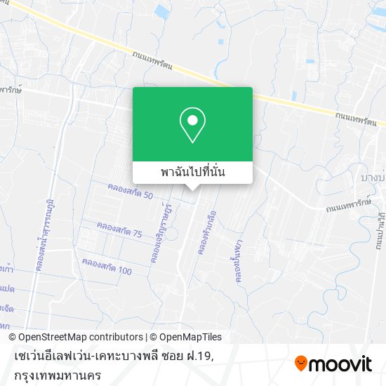 เซเว่นอีเลฟเว่น-เคหะบางพลี ซอย ฝ.19 แผนที่