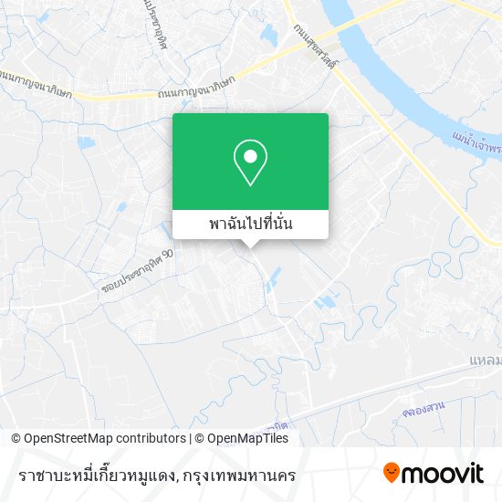 ราชาบะหมี่เกี๊ยวหมูแดง แผนที่