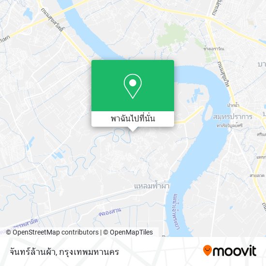 จันทร์ล้านผ้า แผนที่