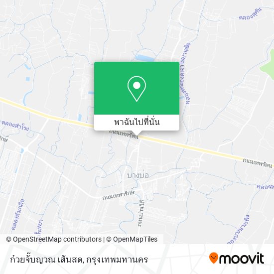 ก๋วยจั๊บญวณ เส้นสด แผนที่