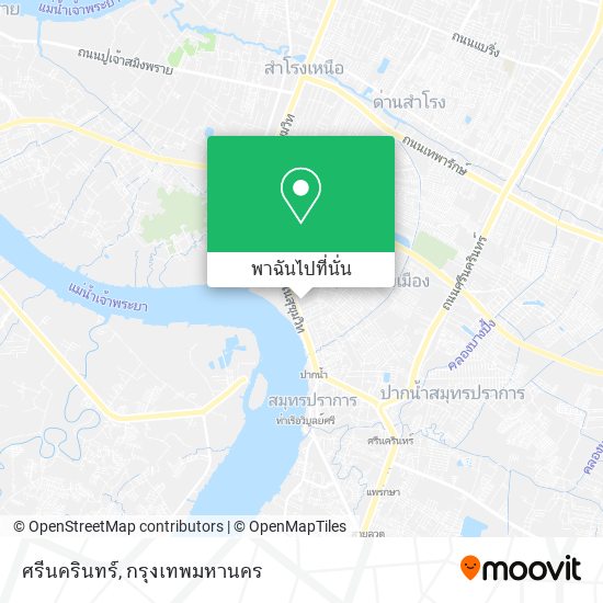 ศรีนครินทร์ แผนที่