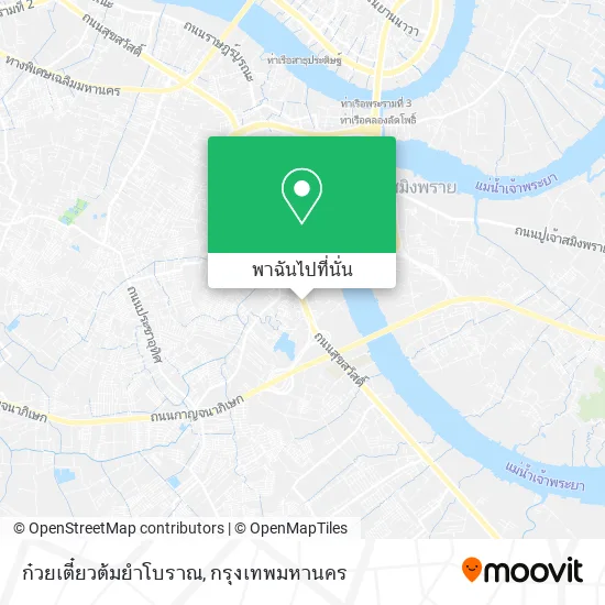 ก๋วยเตี๋ยวต้มยำโบราณ แผนที่