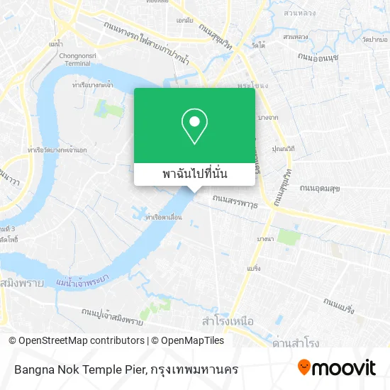 Bangna Nok Temple Pier แผนที่