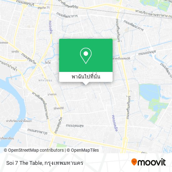 Soi 7 The Table แผนที่