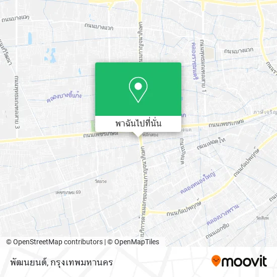 พัฒนยนต์ แผนที่