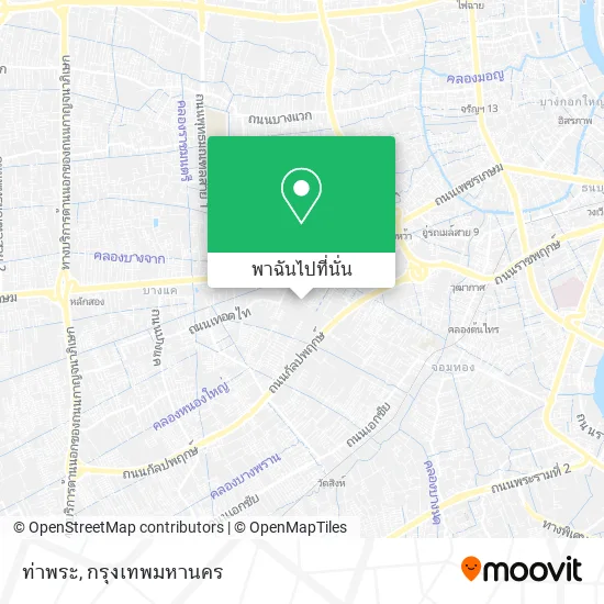 ท่าพระ แผนที่