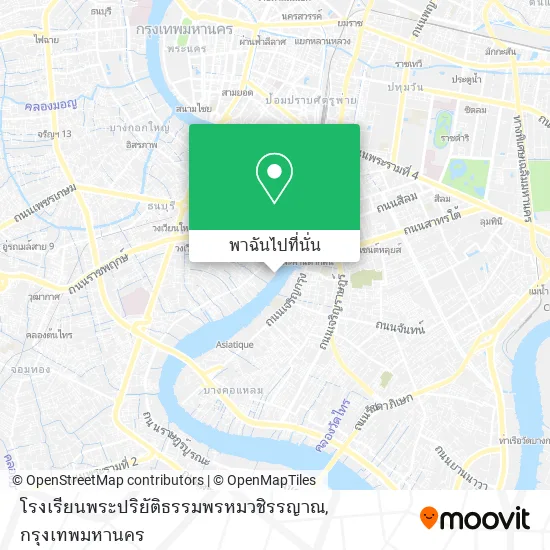 โรงเรียนพระปริยัติธรรมพรหมวชิรรญาณ แผนที่