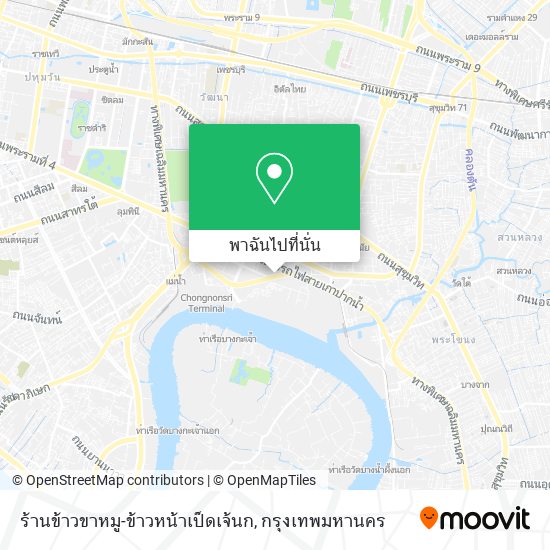 ร้านข้าวขาหมู-ข้าวหน้าเป็ดเจ้นก แผนที่