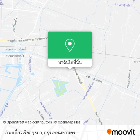 ก๋วยเตี๋ยวเรืออยุธยา แผนที่