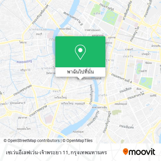 เซเว่นอีเลฟเว่น-เจ้าพระยา 11 แผนที่