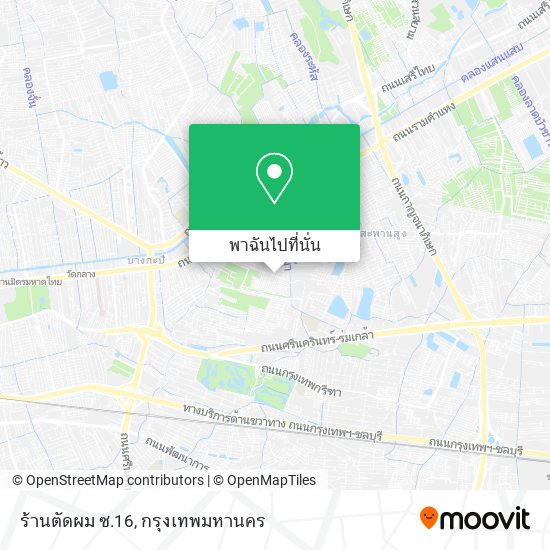 ร้านตัดผม ซ.16 แผนที่