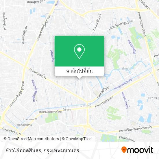 ข้าวไก่ทอดสินธร แผนที่