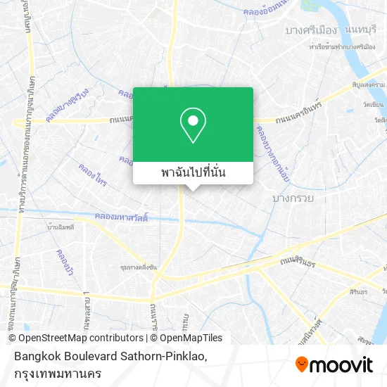 Bangkok Boulevard Sathorn-Pinklao แผนที่