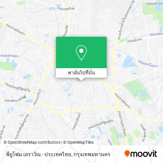 พียูโฟม เอราวัณ - ประเทศไทย แผนที่