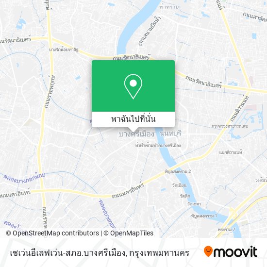 เซเว่นอีเลฟเว่น-สภอ.บางศรีเมือง แผนที่