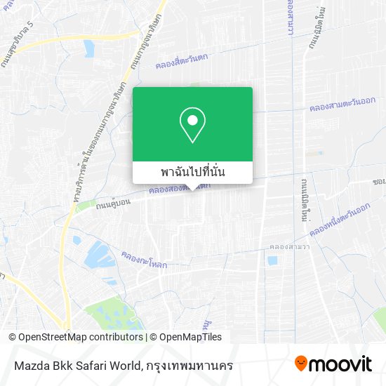 Mazda Bkk Safari World แผนที่
