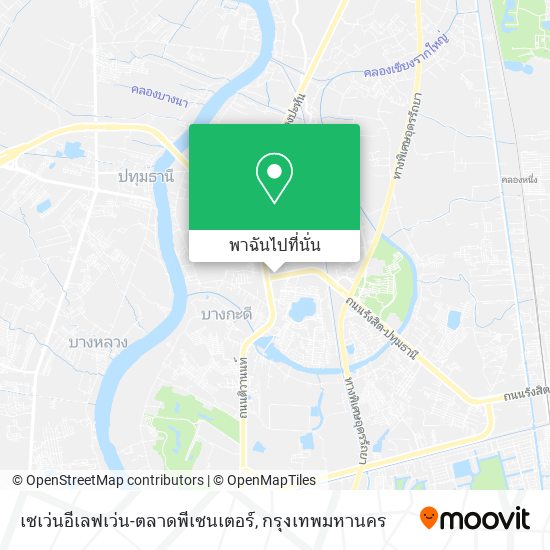 เซเว่นอีเลฟเว่น-ตลาดพีเซนเตอร์ แผนที่