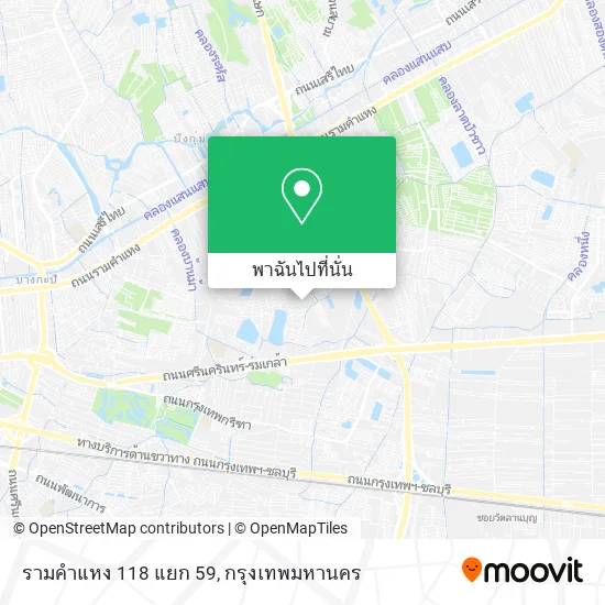 รามคำแหง 118 แยก 59 แผนที่