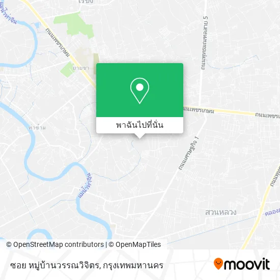 ซอย หมู่บ้านวรรณวิจิตร แผนที่