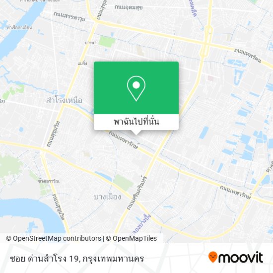 ซอย ด่านสำโรง 19 แผนที่
