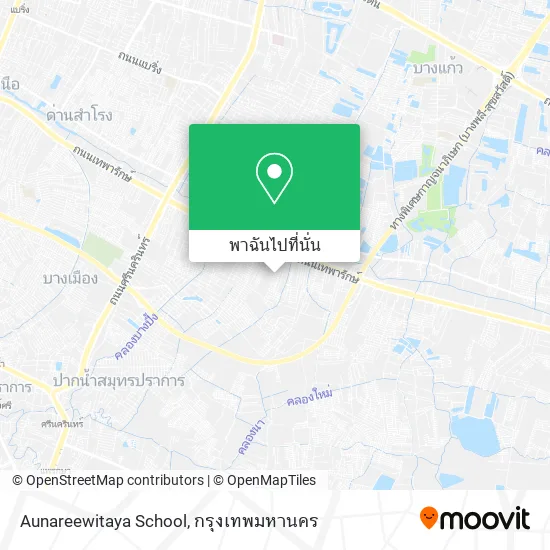 Aunareewitaya School แผนที่