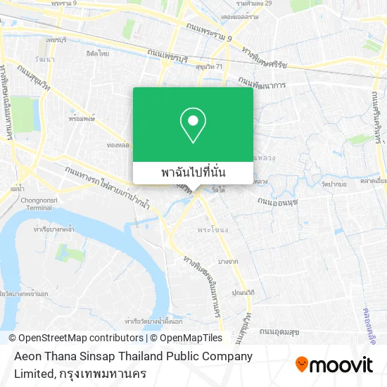 Aeon Thana Sinsap Thailand Public Company Limited แผนที่