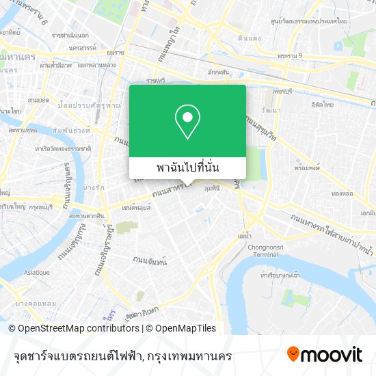 จุดชาร์จแบตรถยนต์ไฟฟ้า แผนที่