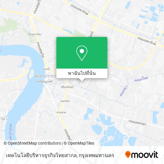 เทคโนโลยีบริหารธุรกิจไทยสากล แผนที่