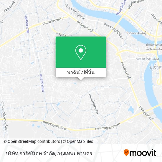 บริษัท อาร์ครีเอท จํากัด แผนที่