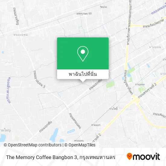 The Memory Coffee Bangbon 3 แผนที่