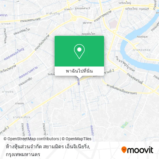 ห้างหุ้นส่วนจํากัด สยามมิตร เอ็นจิเนียริ่ง แผนที่