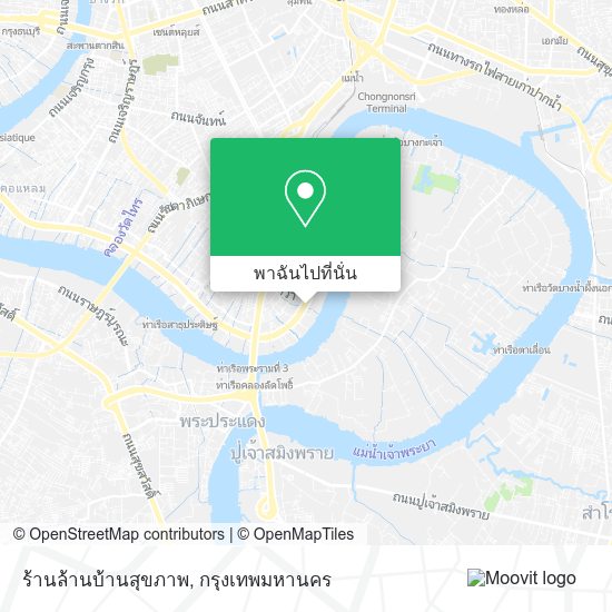 ร้านล้านบ้านสุขภาพ แผนที่