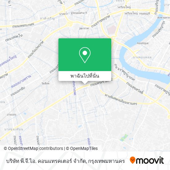 บริษัท พี.จี.ไอ. คอนแทรคเตอร์ จํากัด แผนที่