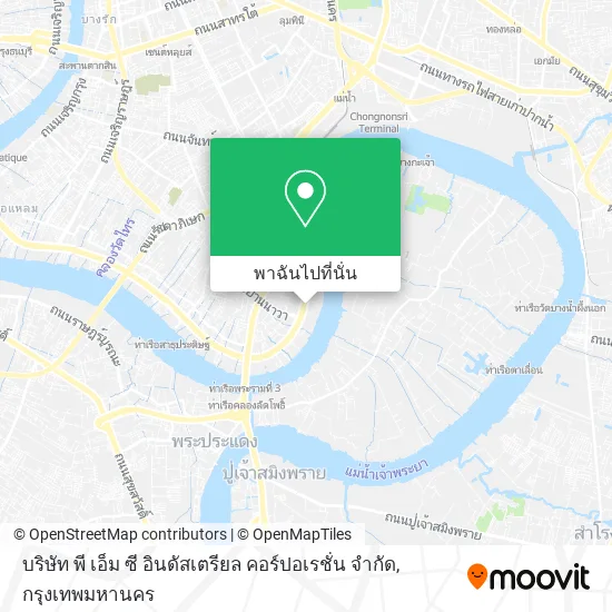 บริษัท พี เอ็ม ซี อินดัสเตรียล คอร์ปอเรชั่น จํากัด แผนที่