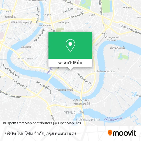 บริษัท ไทยโฟม จํากัด แผนที่