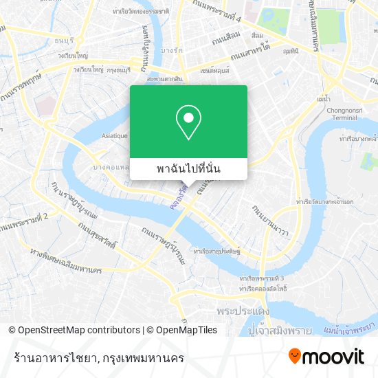 ร้านอาหารไชยา แผนที่