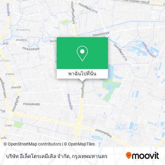 บริษัท อีเล็คโตรเคมีเคิล จํากัด แผนที่