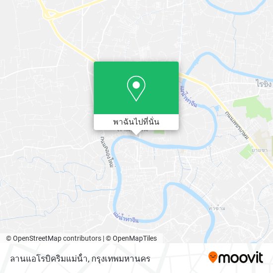 ลานแอโรบิคริมแม่น้ํา แผนที่