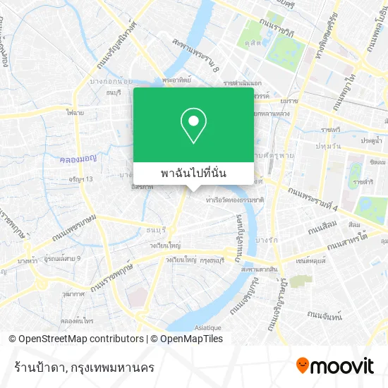 ร้านป้าดา แผนที่
